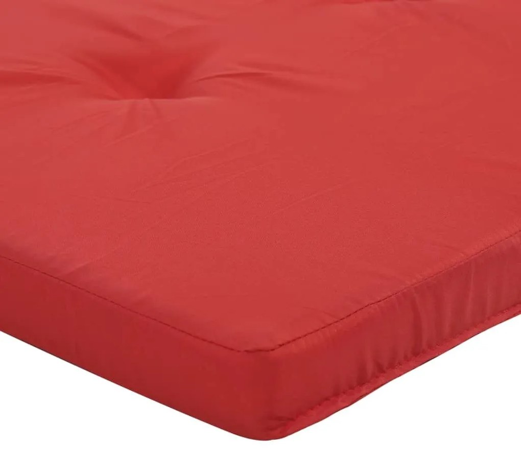 Μαξιλάρια Ξαπλώστρας 2 τεμ. Κόκκινα από Ύφασμα Oxford - Κόκκινο
