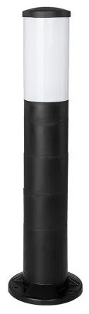 GARDENIO 203-0251 Μοντέρνο Επιδαπέδιο Φωτιστικό Κολωνάκι Κήπου Μονόφωτο 1 x E27 IP44 Μαύρο Πλαστικό Σώμα-Μ15 x Π15 Globostar 203-0251