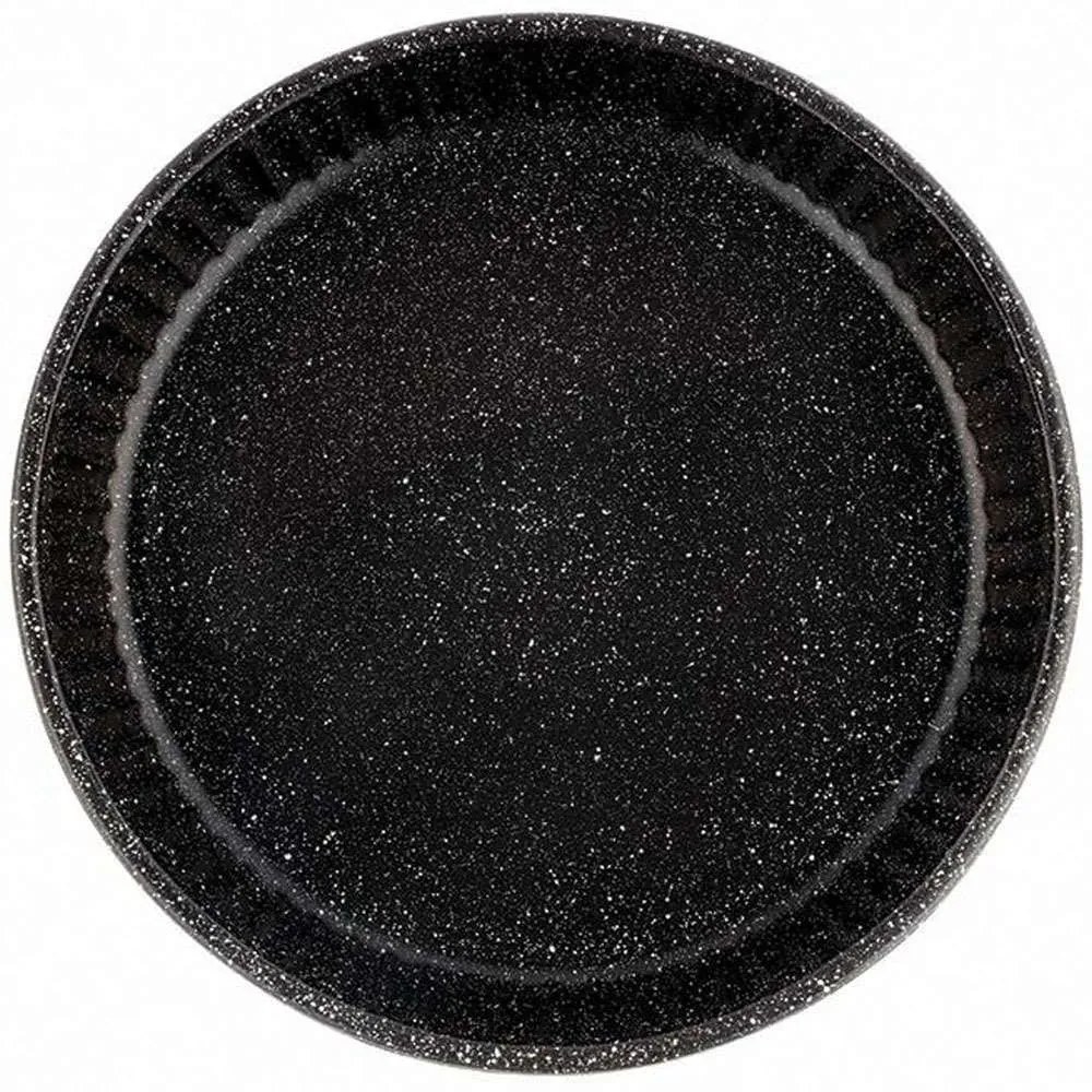 Φόρμα Τάρτας Αντικολλητική Borcam SP59044G1B Φ26x4,5cm 1720ml Black Espiel Glass