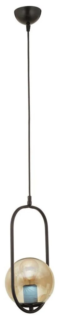 Φωτιστικό οροφής C7386.01 Μεταλλικό Μαύρο 17x80 εκ. 17x17x80 εκ.