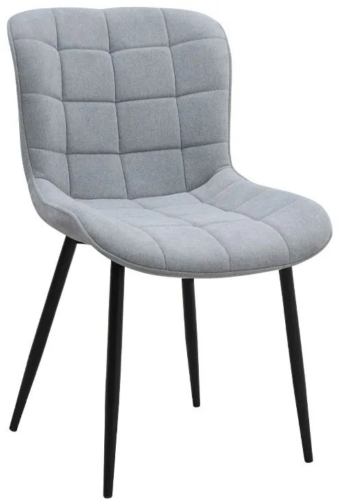 Σετ τραπεζαρία 5τμχ Roger - Chiara Megapap Mdf - ύφασμα χρώμα μαύρο εφέ μαρμάρου - γκρι 120x70x75εκ.