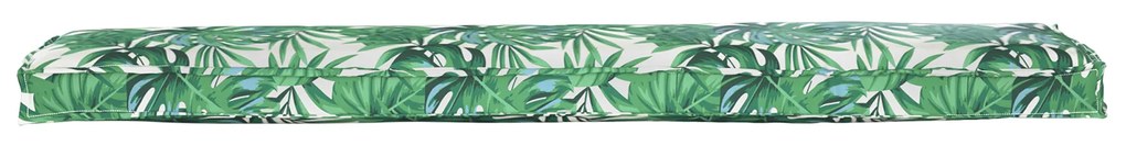vidaXL Μαξιλάρι παλέτας Μοτίβο φύλλων 180 x 40 x 8 εκ. Ύφασμα Oxford