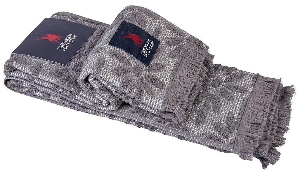 Πετσέτες Κουζίνας (Σετ 2τμχ) Greenwich Polo Club Essential 2706 Grey