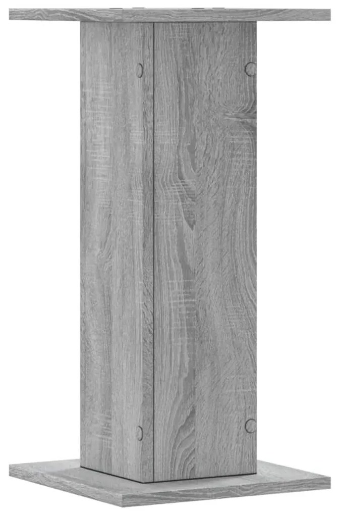 vidaXL Βάσεις Ηχείων 2 Τεμ. Γκρι Sonoma 30x30x60εκ. Επεξεργασμένο Ξύλο