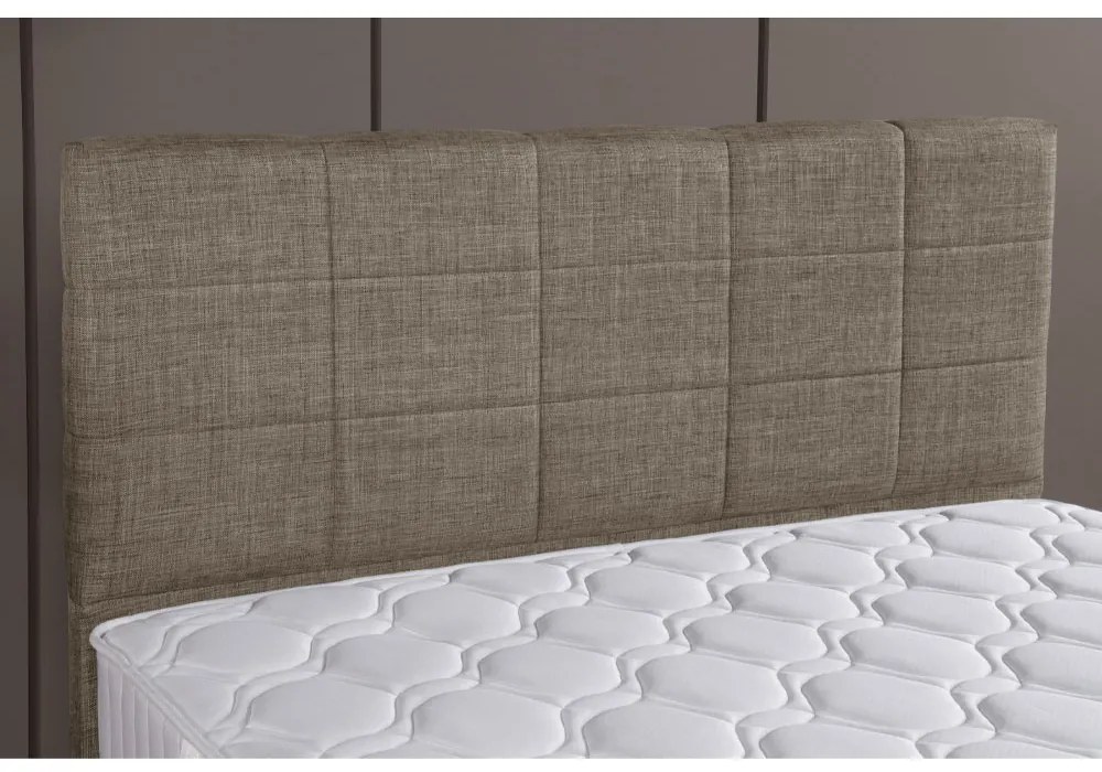 DEAL SET ΚΡΕΒΑΤΙ ΜΕ ΑΠΟΘΗΚ. ΧΩΡΟ ΚΑΙ ΣΤΡΩΜΑ BEIGE 14-753 210x162xH120cm - 09-2078