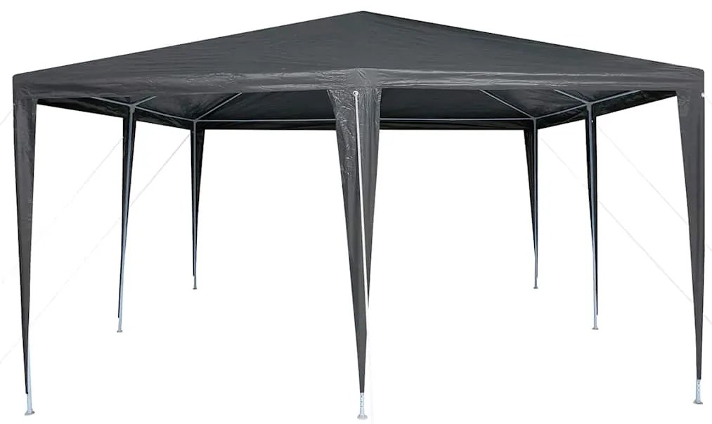vidaXL Σκηνή Πάρτυ Γκρι και Λευκό 400 x 400 x 266 εκ