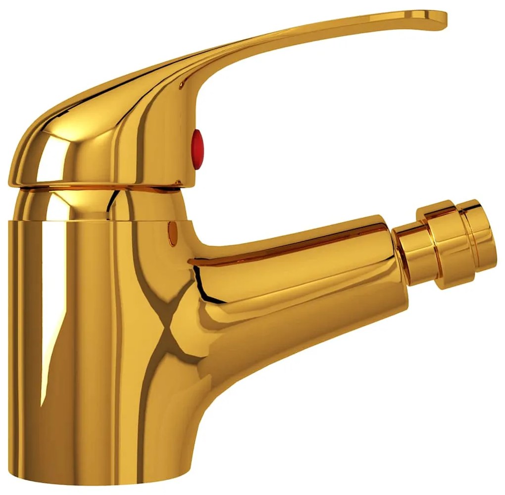 vidaXL Μπαταρία Μπιντέ Αναμεικτική Χρυσή 13 x 12 εκ.