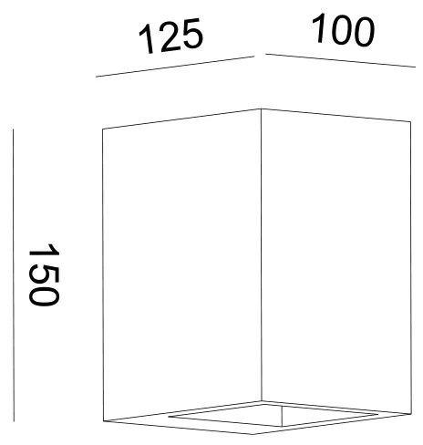 ΓΥΨΙΝΟ ΕΠΙΤΟΙΧΟ ΦΩΤΙΣΤΙΚΟ 1XG9 BLOCK 10x12,5x15CM - G85231W