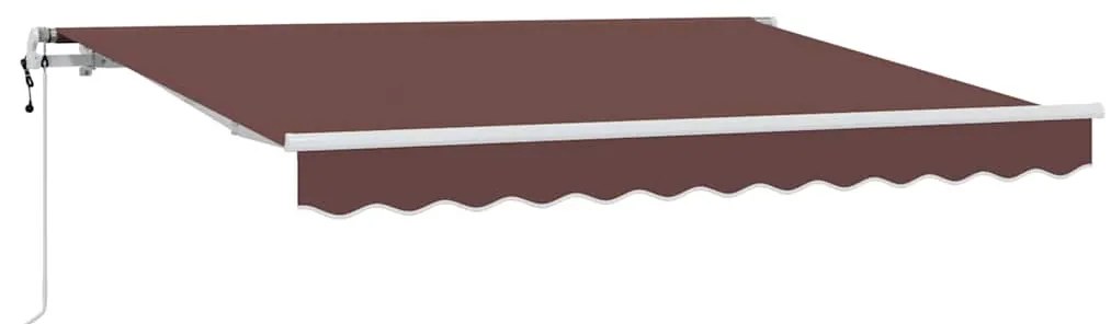 vidaXL Σκηνίτσα Αναδιπλούμενη Καφέ 350 x 200 cm