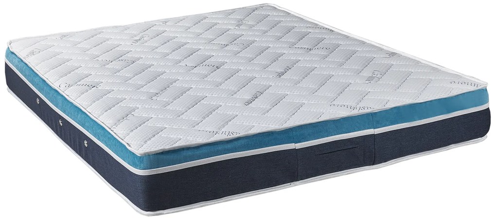 Bs Strom-Στρώμα Bs Strom Blue Sky Cashmere Υπέρδιπλο 200x190x25cm - Ελληνικής κατασκευής