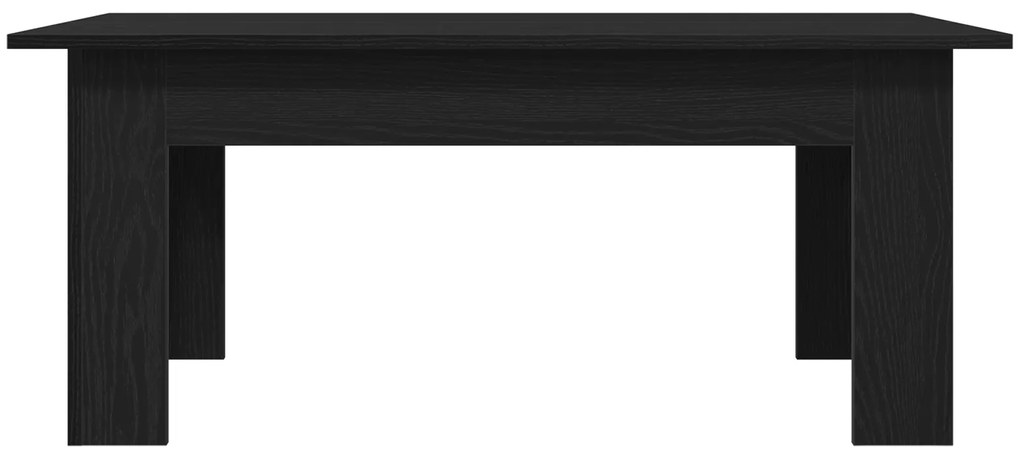vidaXL Τραπεζάκι Σαλονιού Μαύρο Δρυς 100x60x42 εκ Επεξεργασμένο Ξύλο