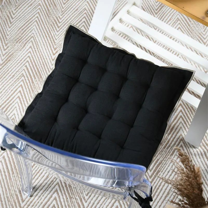 Μαξιλάρι Καρέκλας 2 Όψεων (38x38+4) S-F Helios Black CUD092006GAL