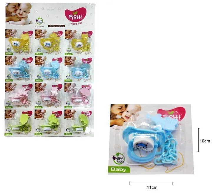 BPA free Βρεφική Πιπίλα Fish N.O LF-813A - Baby Pacifier-0254001-146477