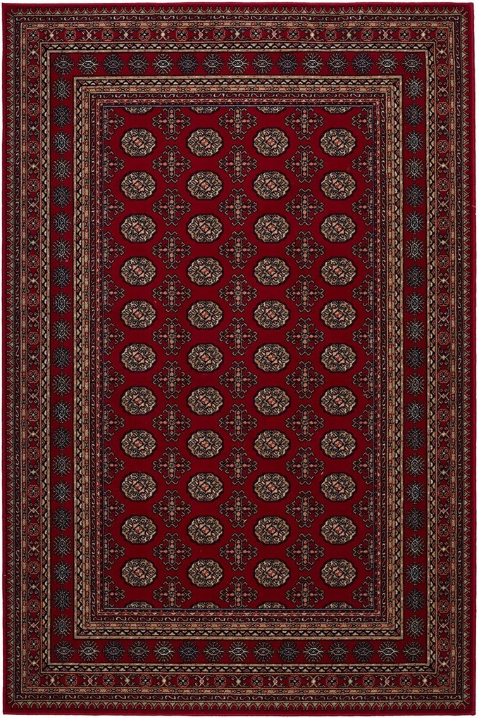 Χαλί Lovewool 61771 51066 Bordo-Beige Βιοκαρπέτ 240X340cm