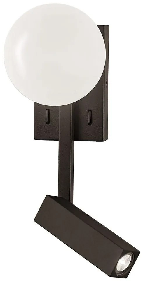 Φωτιστικό Τοίχου-Απλίκα Reflect 4229000 Black Viokef Metal