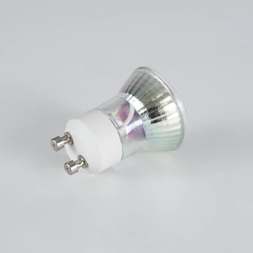 GloboStar 76009 Σποτ LED GU10 MR11 4W 300lm 120° AC 85-265V με Λευκό Γαλακτερό Γυαλί Κόκκινο - 2 Χρόνια Εγγύηση - 76009