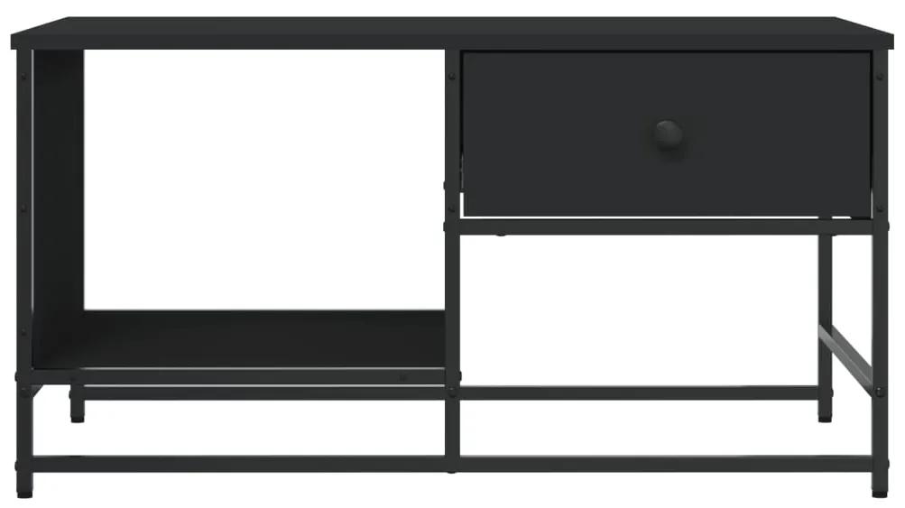 vidaXL Τραπεζάκι Σαλονιού Μαύρο 85,5 x 51 x 45 εκ. από Επεξεργ. Ξύλο