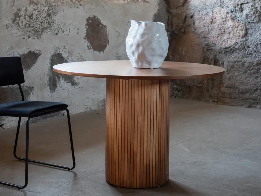 Τραπέζι Dallas 1715, Καρυδί, 75cm, Ινοσανίδες μέσης πυκνότητας, Φυσικό ξύλο καπλαμά, Φυσικό ξύλο καπλαμά, Ινοσανίδες μέσης πυκνότητας | Epipla1.gr