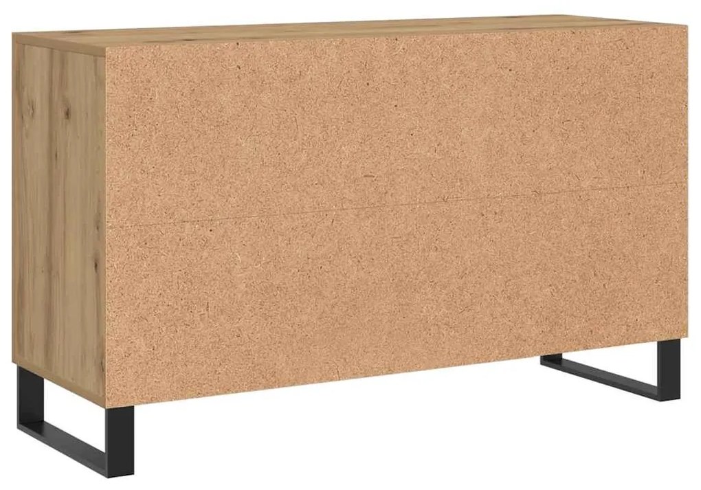 vidaXL Σκευοθήκη Δρυς τεχνίτης 100x36x60 cm Κατασκευασμένο ξύλο