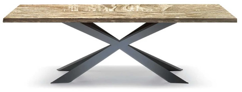 Τραπέζι Torsen EM823,1 200X100X75 cm Mdf, Metal