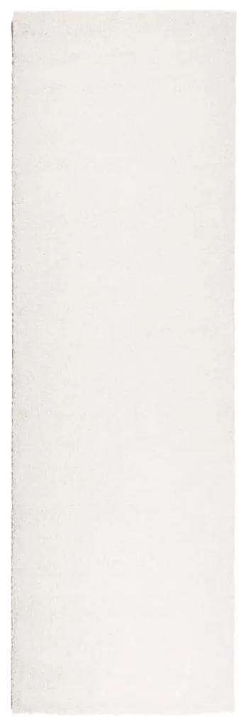 vidaXL Χαλί Shaggy με Ψηλό Πέλος Μοντέρνο Κρεμ 80 x 250 εκ.