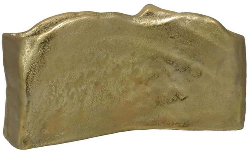 Βάζο Grantas 032553 37x11x20cm Gold Αλουμίνιο