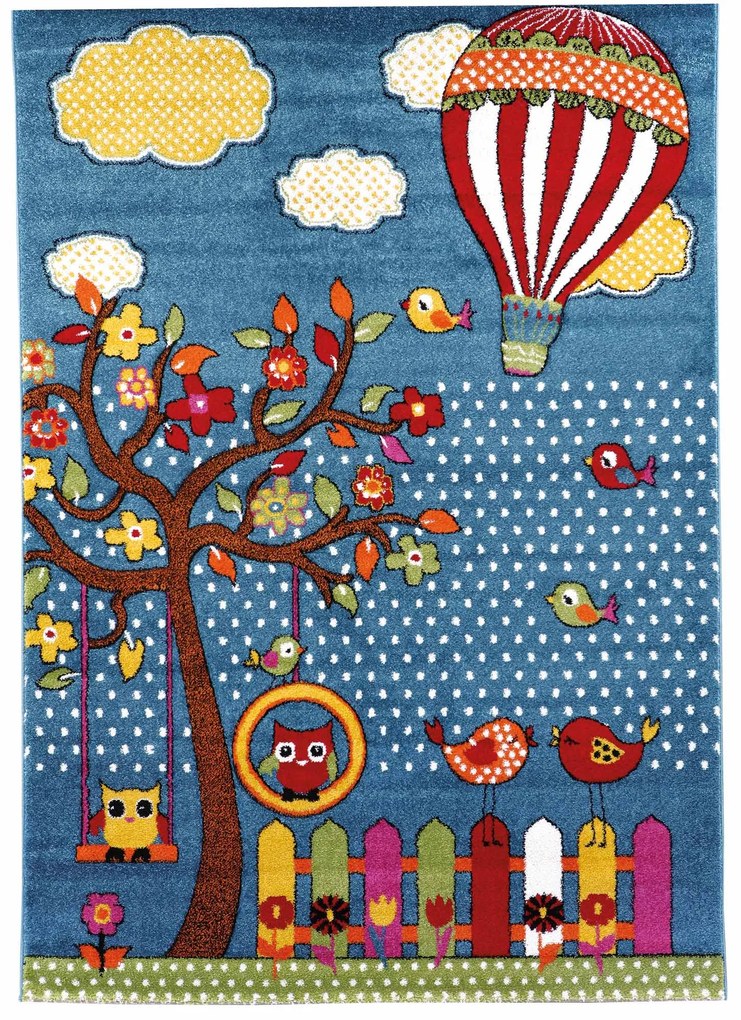 Παιδικό Χαλί 53 BLUE 133 x 190 εκ.