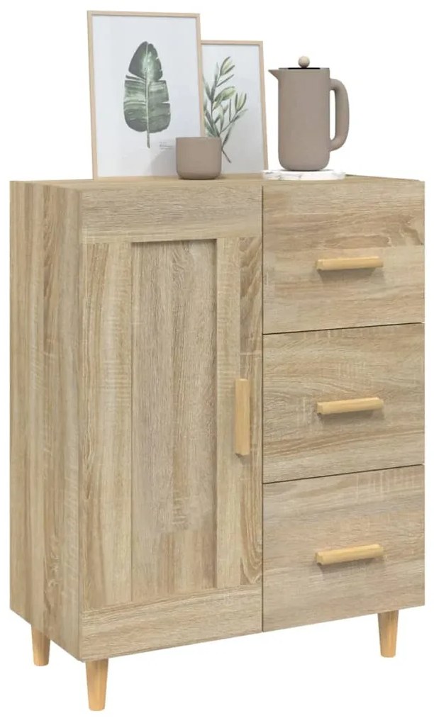 vidaXL Ντουλάπι Sonoma Δρυς 69,5 x 34 x 90 εκ. από Επεξεργασμένο Ξύλο