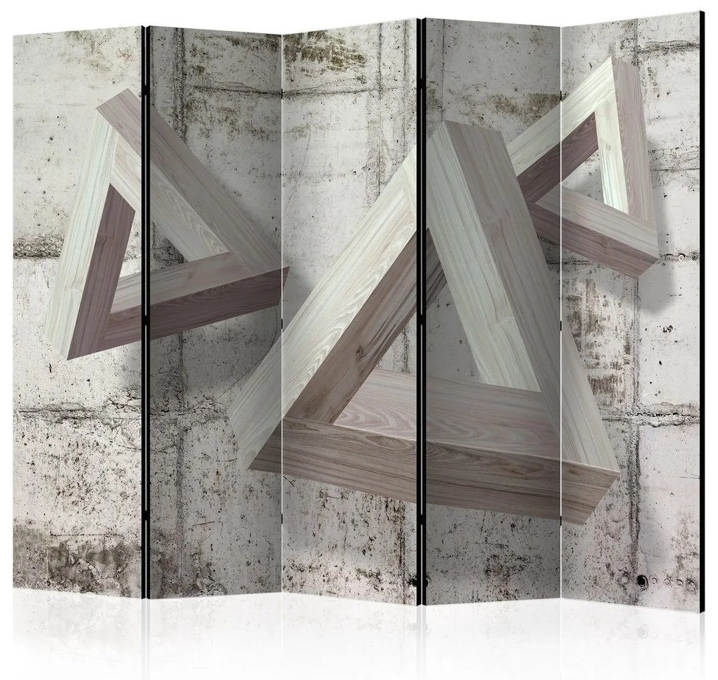 Διαχωριστικό με 5 τμήματα - Grey Trio II [Room Dividers] 225x172