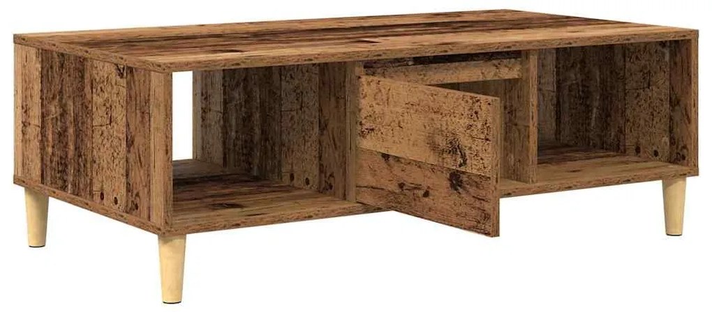 vidaXL Τραπεζάκι σαλονιού Παλιό ξύλο 102 x 55 x 35 εκ