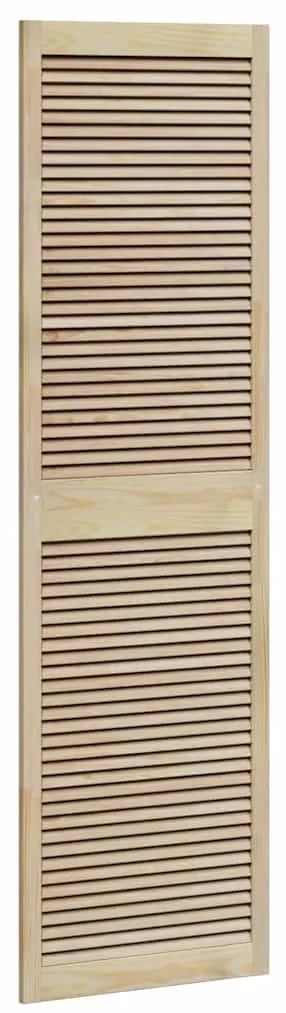 vidaXL Πόρτα Ντουλάπας Φυσικό 140.5 x 2.1 x 49.5 cm Μασίφ ξύλο πεύκου