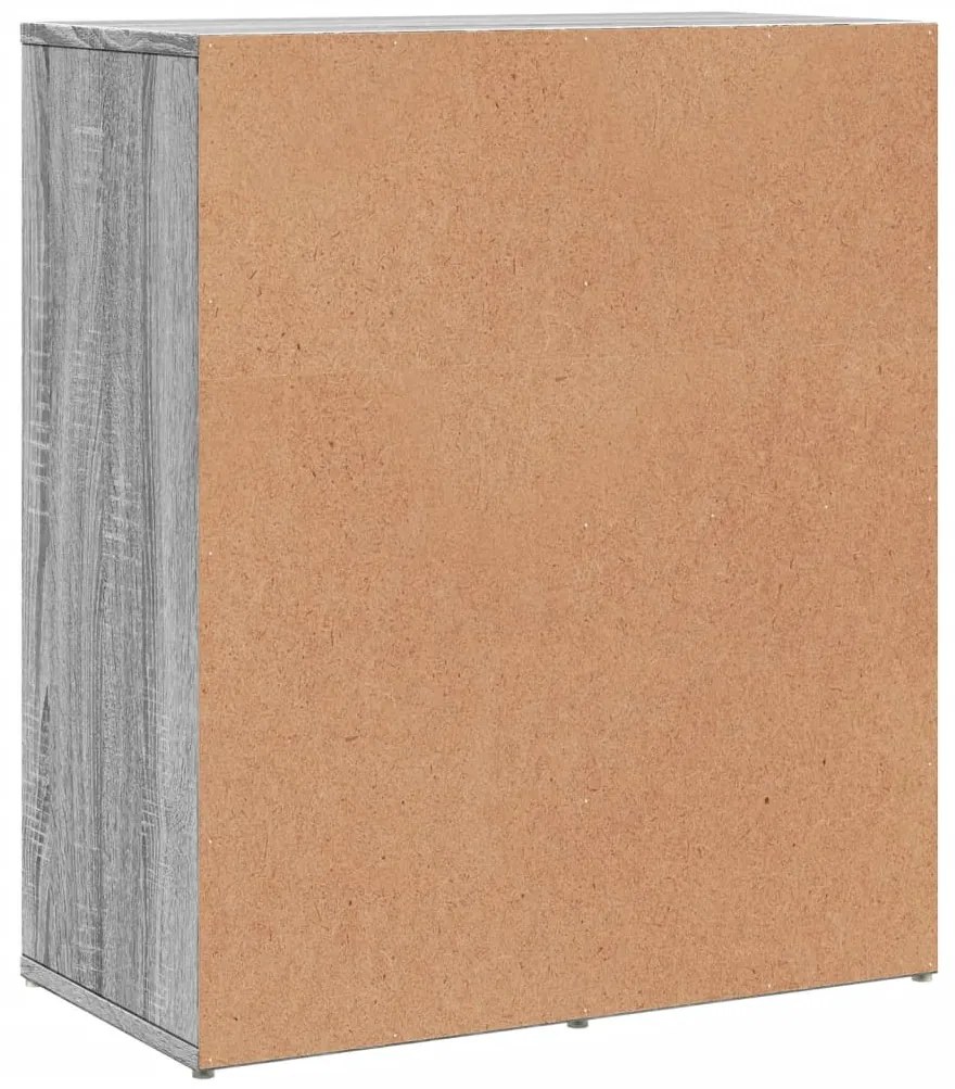 vidaXL Βοηθητικά Ντουλάπια 2 τεμ. Γκρι Sonoma 60x31x70 εκ. Επεξ. Ξύλο
