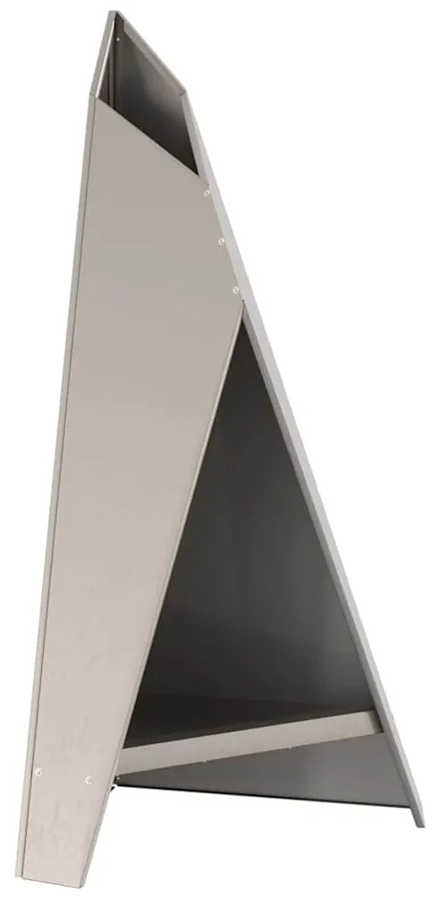 vidaXL Ράφι Φωτιάς Μαύρο 58x36x100 εκ. Ατσάλι