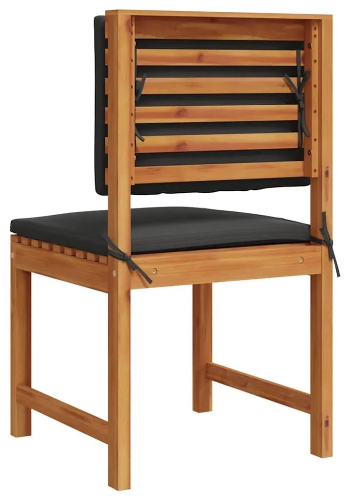 vidaXL Καρέκλα Κήπου 2 pcs Καφέ 50 x 50 x 91 εκ. Μασίφ ξύλο ακακίας