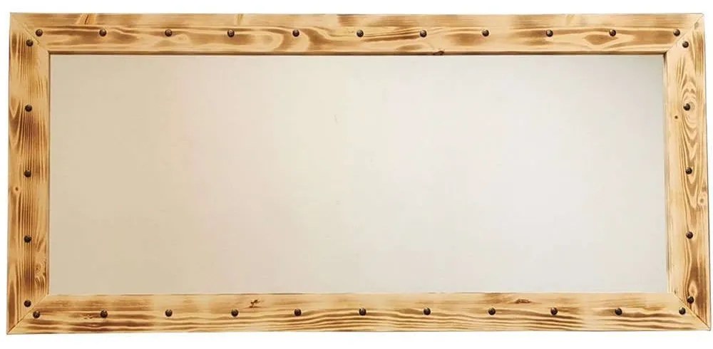 Καθρέπτης Τοίχου 552NOS2132 110x50cm Natural Aberto Design Wood, Glass