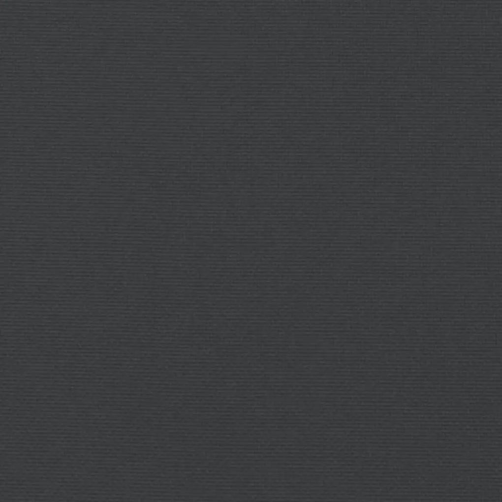 Μαξιλάρα Δαπέδου / Παλέτας Μαύρη 60 x 61 x 10εκ. Βαμβακερή - Μαύρο