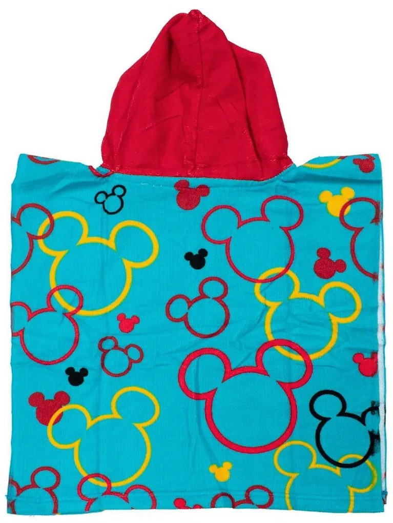 Πόντσο Θαλάσσης Quick Dry Disney Home Mickey 05 50X100 Sky Blue 100% Microfiber - Disney Home