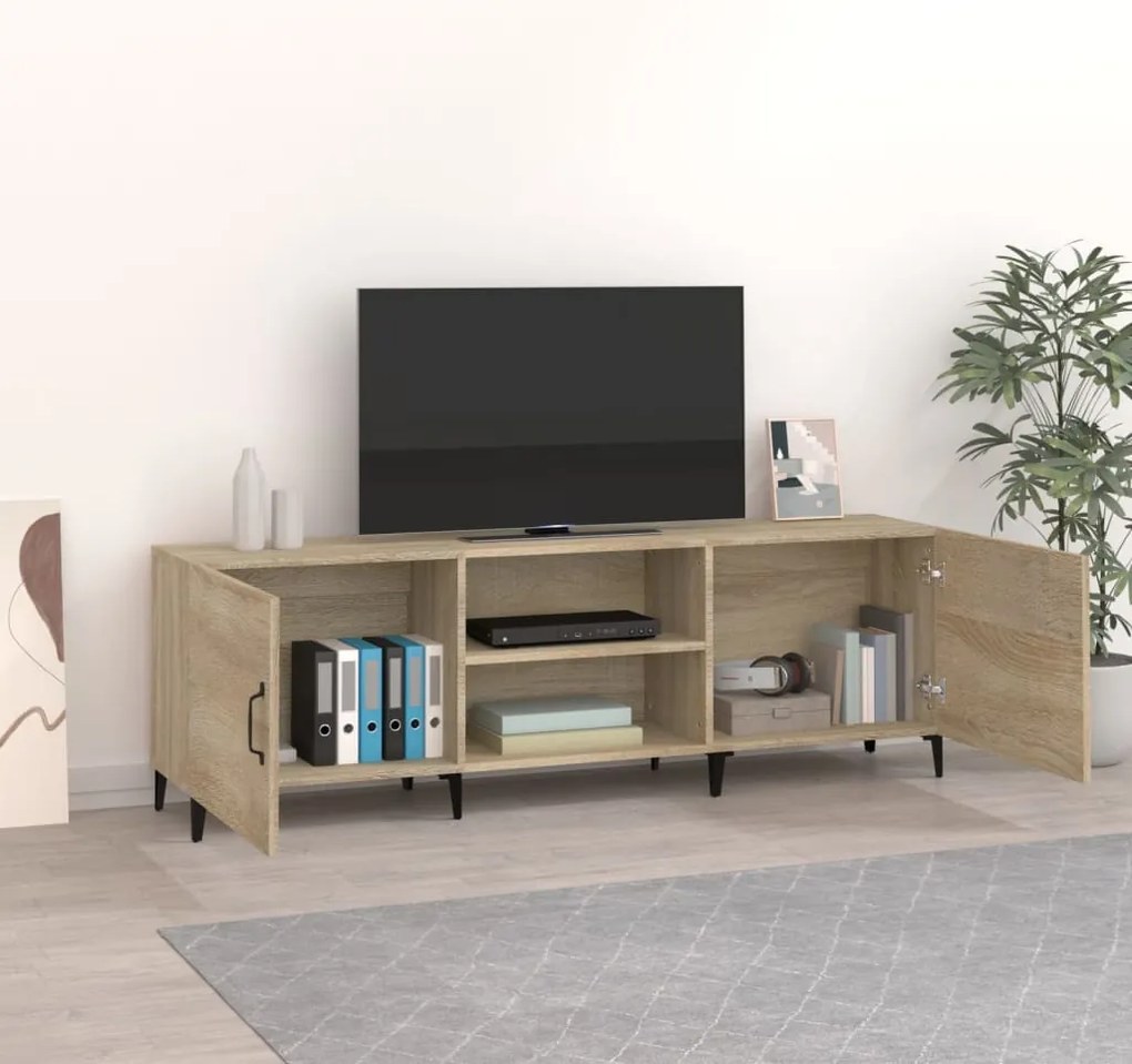 vidaXL Έπιπλο Τηλεόρασης Sonoma Δρυς 150x30x50 εκ. Επεξεργασμένο Ξύλο