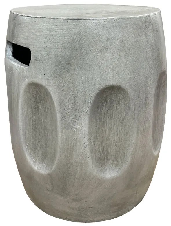 Liberta AFRICA SIDE TABLE ΓΚΡΙ 38x38xH47cm 38x38xH47cm 04-1216