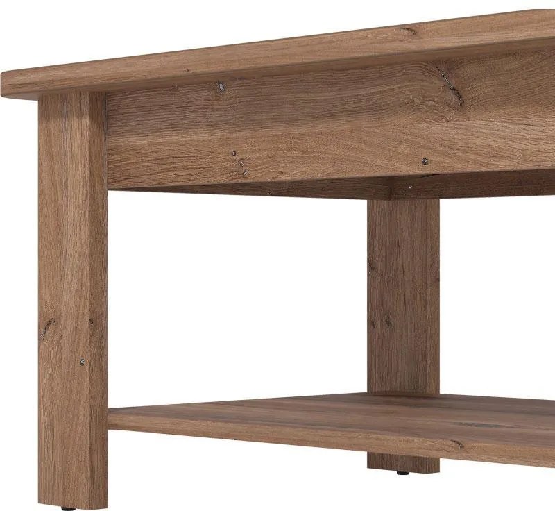Τραπεζάκι σαλονιού Jersey Flagstaff Oak 124x60x45 εκ. 124x60x45 εκ.