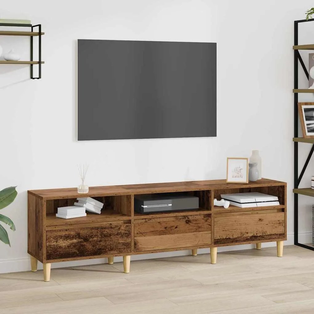 vidaXL Ντουλάπι TV Παλαιό ξύλο 150 x 30 x 45 εκ Επεξεργασμένο ξύλο