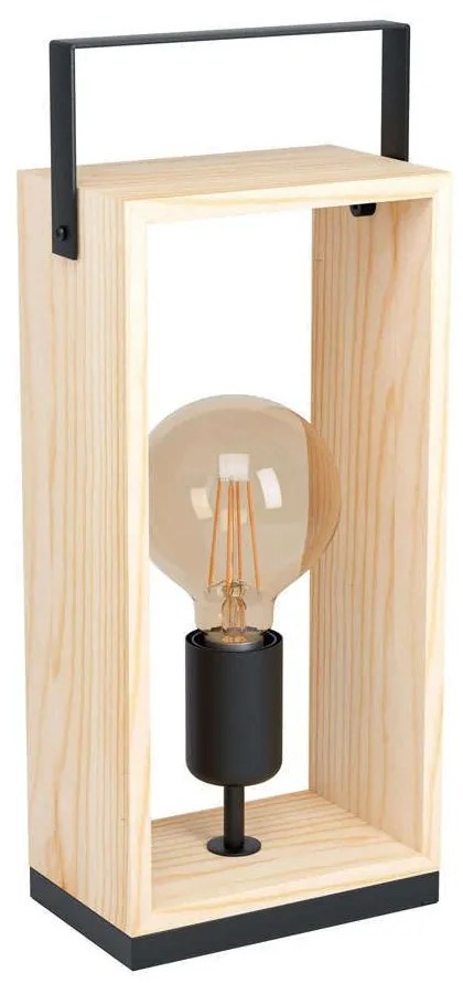 Φωτιστικό Επιτραπέζιο 'Famborough' 43415 Natural-Black Eglo Metal,Wood