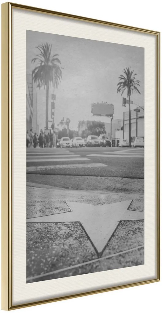 Αφίσα - Walk of Fame - 20x30 - Χρυσό - Με πασπαρτού