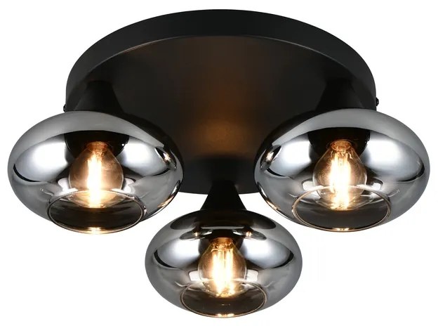 Φωτιστικό Οροφής Reality Lighting -RL DIVINA R66643054 Φυμέ (Smoke)