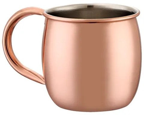 Xmcasa Κούπα Moscow Mule Ανοξείδωτη Ασημί-Μπρονζέ 0444001