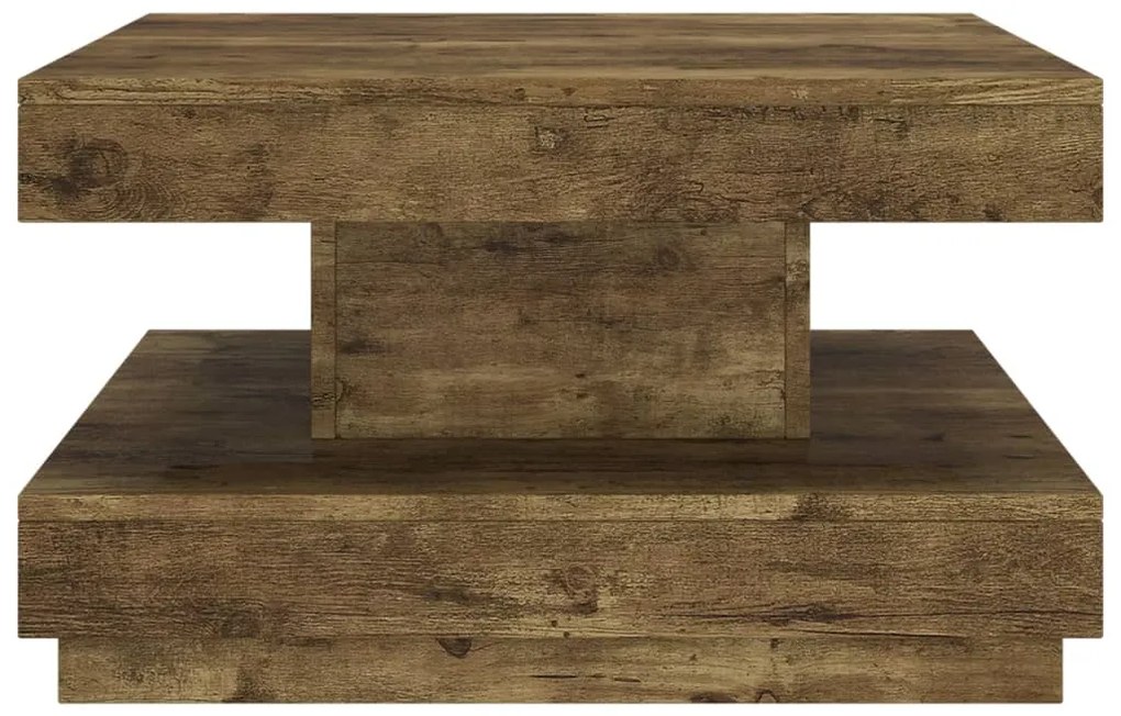 vidaXL Τραπεζάκι Σαλονιού Σκούρο Καφέ 60 x 60 x 35 εκ. από MDF