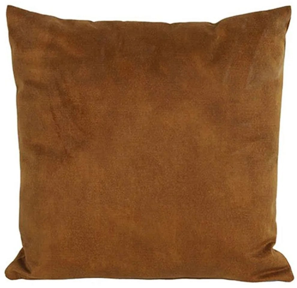 Μαξιλάρι Διακοσμητικό (Με Γέμιση) Fantasy 013.766457 Brown 45X45 Velvet