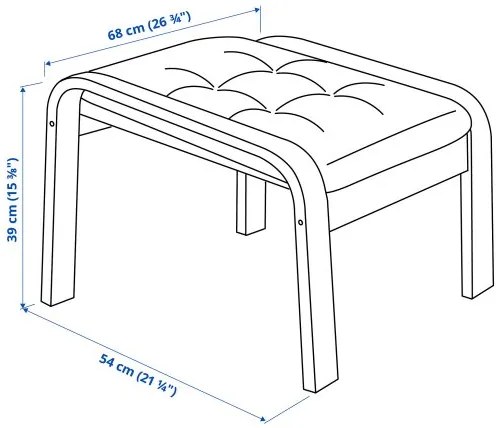 POÄNG υποπόδιο 495.020.95