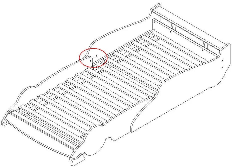 Κρεβάτι παιδικό Formula 1