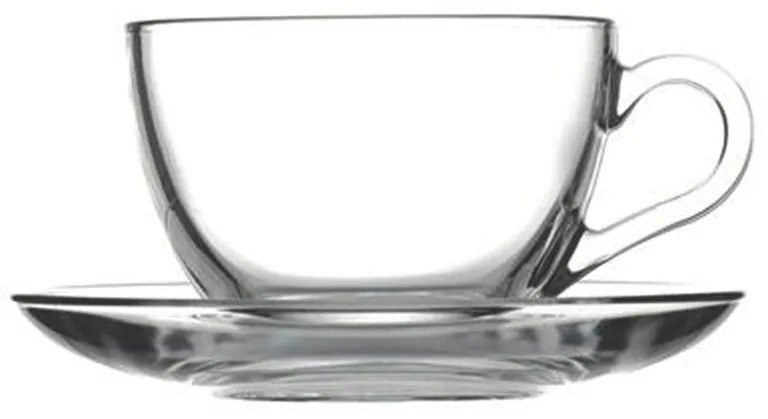Χ.ΣΥΣΚ. BASIC CUP&SAUCER 238CC CAPPUCCINO 13.7X6.5 CM. P/720 FLX6.SHR24 | Συσκευασία 6 τμχ